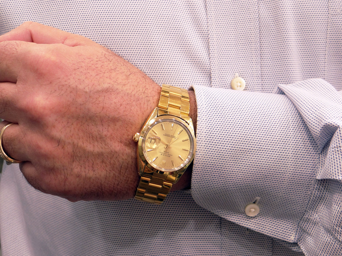 Rolex 1550 2025 gold plated